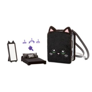 Na! Na! Na! Surprise 3-in -1 BackPack Bedroom Playset- Black Kitty