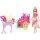 Mattel GJK53 Barbie Dreamtopia Prinzessin Puppe, Pegasus und Kutsche