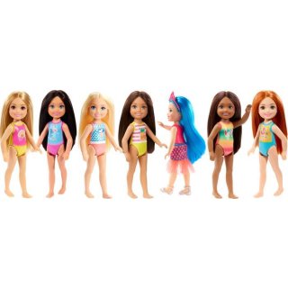 Mattel GLN73 Barbie Chelsea Beach Puppen Sortiment