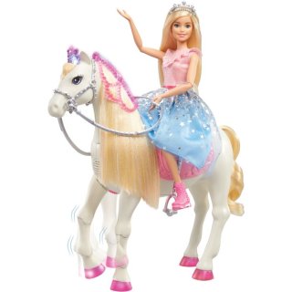 Mattel GML79 Barbie Prinzessinnen Abenteuer Prance &amp; Shimmer Horse