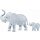 3D Crystal Puzzle Elefantenpaar 46 Teile
