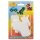 HAMA Bügelperlen Blister 3 Stiftplatten Auto/Dinosaurier/Papagei