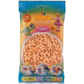 HAMA Beutel mit Perlen Helle Hautfarbe 1000 Stück