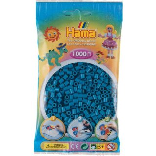 HAMA Beutel mit Perlen Petrol 1000 Stück