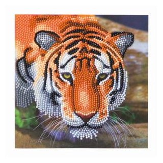 Crystal Art Tiger 18x18cm
