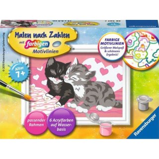 Ravensburger 28467 Malen nach Zahlen Kuschelkatzen Serie F