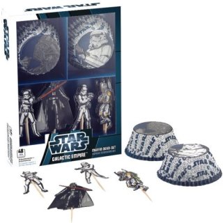 SW Star Wars / Clone Wars Muffin Deko Set 48tlg.