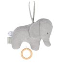 Spieluhr Elefant Strick  18x21cm