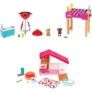 Mattel GRG75 Barbie Mini Spielset mit Tier, sortiert