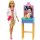 Mattel GTN51 Barbie Kinderärztin Puppe (blond) mit Kleinkind und Spielset