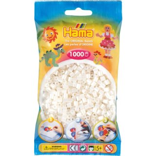 Hama® Bügelperlen Midi - Perlmutt 1000 Perlen