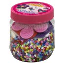 Hama® Bügelperlen Midi - Dose pink - 3...