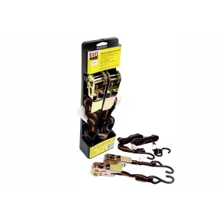 EW Ratschenspanngurtsatz, 2-tlg, 25 mm x 3 m, mit 2 Haken