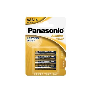 PANASONIC Batterie AlkalinePower4Micro Blister