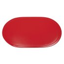 SALEEN Tischset oval Kunststoff 45,5x29cm rot
