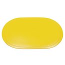 SALEEN Tischset oval Kunststoff 45,5x29cm sonnengelb