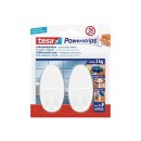 TESA Haken Powerstrips Large weiß oval 2 Stück