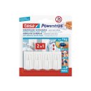 TESA Gardinenhaken Powerstrips weiß 4 Stück