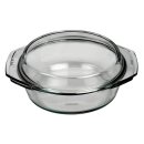 BOHEMIA CRISTAL Schüssel rund mit flachem Deckel 2,5 l