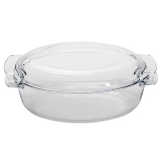 PYREX Bräter Classic oval Glas 5,9 l (4,5 + 1,4l)
