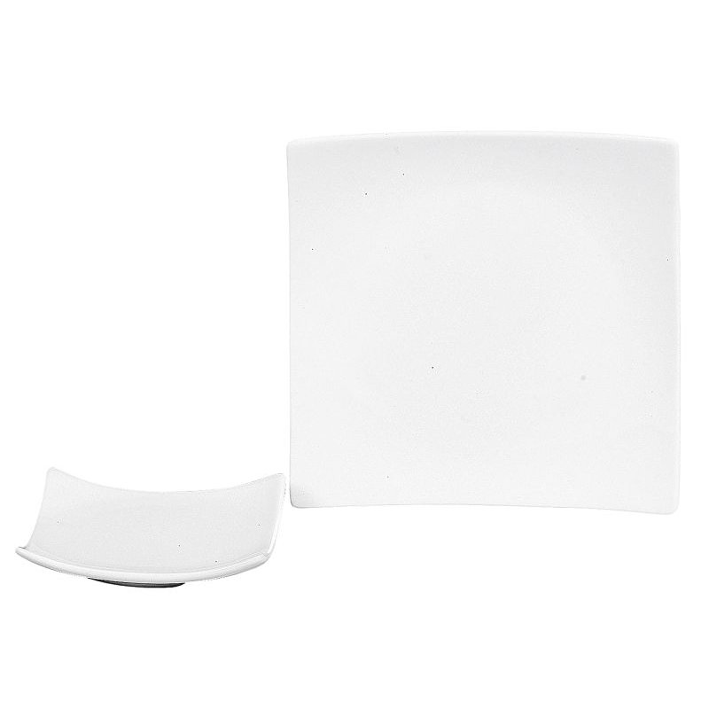 SANDRA RICH Teller Square Porzellan 10x10cm Wei 3 40 sandra-rich-teller-square-porzellan-10x10cm-wei-3-40