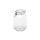 DOSEN-ZENTRALE Drahtbügelglas Fido quadratisch 2130 ml mit Ring ø 90mm
