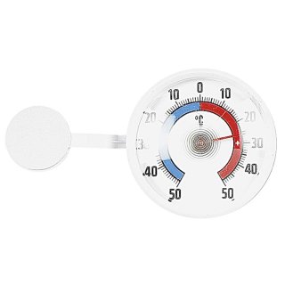 TFA Fenster-Thermometer mit Selbstklebefolie Ø7,3cm