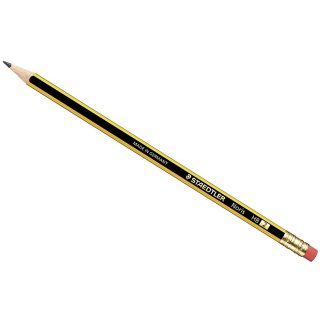 STAEDTLER Bleistift 122 Noris HB mit Radierer