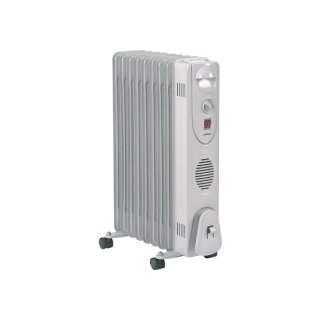 HELLER Radiator HRO 2009 9 Rippen 2000 W hellgrau