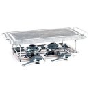 BEKA Steingrill 37x19cm mit 2 Brennern