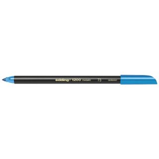 EDDING Faserschreiber 1200 Color Pen metallic blau