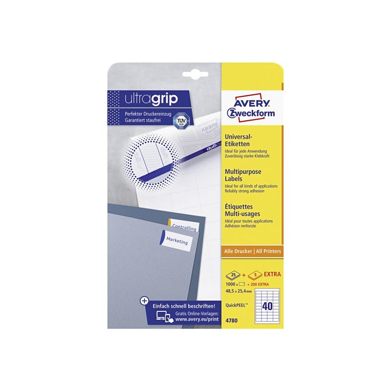 NOVOOO Etiketten 48.5x25.4mm 67144 weiss 4000 Stück | post.ch