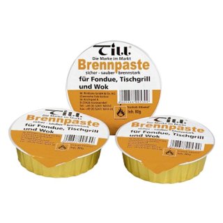 TILL-ZÜNDFIX 3er Riegel Sicherheits-Brennpaste à 80g