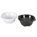my basics Salatseiher Ø31cm weiß / anthrazit