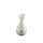 SANDRA RICH Vase Solo Flaschenform Porzellan 13cm Ø6cm weiß