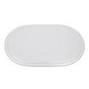 SALEEN Tischset oval Kunststoff 45,5x29cm weiß