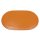 SALEEN Tischset oval Kunststoff 45,5x29cm orange