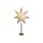 STAR TRADING Standleuchter Stern Karo Maxi 100cm Ø60cm beige