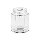 DOSEN-ZENTRALE Schraubdeckelglas 6-eckig 110 ml ohne...
