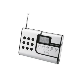 Reiseradio DRR 4107 Digital, Batteriebetrieb alu / schwarz