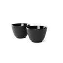 BREDEMEIJER Teebecher Asia Jang schwarz 2er Set