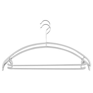 MAWA Kombi-Bügel Economic mit Steg Metall 40cm silber 2er Pack