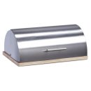 ZELLER PRESENT Brotkasten Bamboo Edelstahl/Gummibaumholz...