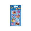 AVERY ZWECKFORM Sticker 54053 Schmetterlinge/Blumen 3D 1...