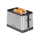 CLOER Toaster 3609 Edelstahl/sw.