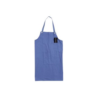 ST.BARTH Küchenschürze mit Tasche 85cm blau