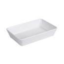 KÜCHENPROFI Auflaufform Burgund 30x21x6cm weiß