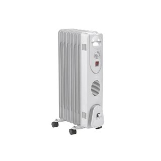 HELLER Radiator HRO 1507 7 Rippen, 1500 W hellgrau