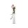 SANDRA RICH Vase Classy Solifleur Porzellan 24cm Ø6,5cm weiß