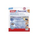 TESA Deko-Haken Powerstrips Large transparent 2 Stück